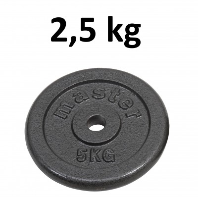 Skolvikt för 25 mm stång Master Fitness 2,5kg