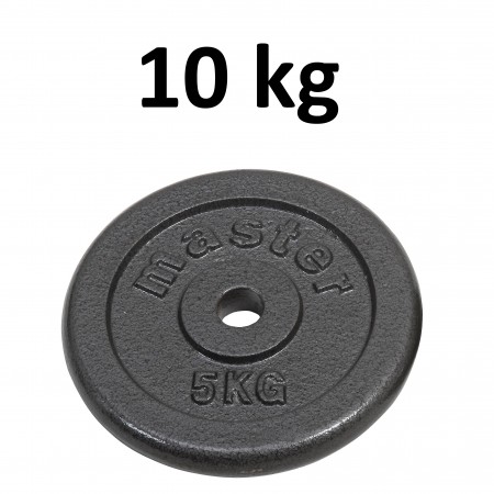 Skolvikt för 25 mm stång Master Fitness 10kg