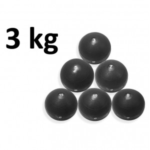 Slamball Svart 3 kg - Master Fitness