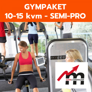 Gympaket 10-15 kvm Semi-Pro