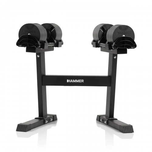 Hammer Smartlock Hantelset med ställning 2-20kg