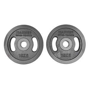 Viktskivor internationella Hammer 2x15 kg