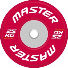 Viktskiva Competition Bumpers Plate 25 kg - Master