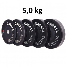 Casall Pro Viktskiva Bumper Plate 5,0 kg - Internationell