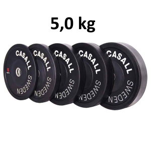 Casall Pro Viktskiva Bumper Plate 5,0 kg - Internationell