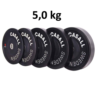 Casall Pro Viktskiva Bumper Plate 5,0 kg - Internationell
