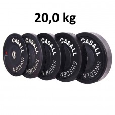 Casall Pro Viktskiva Bumper Plate 20,0 kg - Internationell