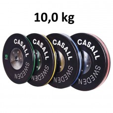 Casall Pro Viktskiva Bumper Elite Plate 10,0 kg - Internationell
