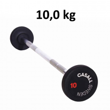Casall Pro Fixed Barbell Rubber 10,0 kg 