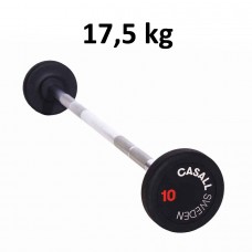 Casall Fixed Barbell Rubber 17,5 kg 