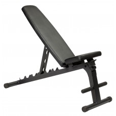 Träningsbänk Master Fitness Black Bench LX Fold