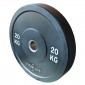 Gummiklädd viktskiva Titan Life Pro Bumper Plate Rubber - 20 kg