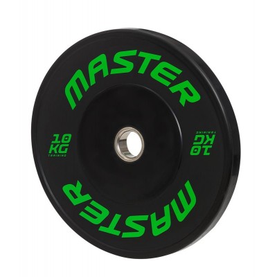 Viktskiva HG Bumper Plate 10 kg - Master Fitness