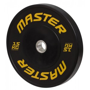 Viktskiva HG Bumper Plate 15 kg - Master Fitness