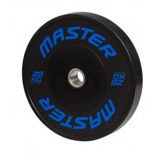 Viktskiva HG Bumper Plate 20 kg - Master Fitness