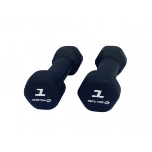 Neoprenhantlar 2x1kg Master Fitness