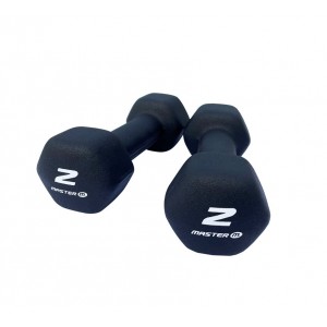 Neoprenhantlar 2x2kg Master Fitness