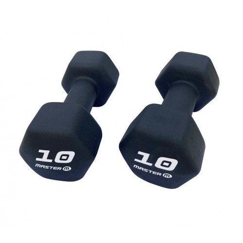 Neoprenhantlar 2x10kg Master Fitness