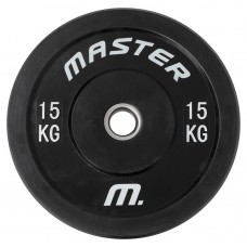Viktskiva Master Fitness Bumperplate 15,0 kg