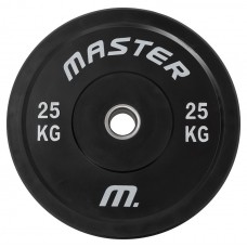Viktskiva Master Fitness Bumperplate 25,0 kg