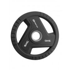  Gummiklädd viktskiva Master Fitness PU Plates Pro 5 kg