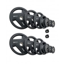 Viktset Master Fitness PU Plates Pro 110 kg