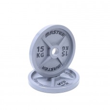 Viktskiva Master Fitness Ironplate Machined - 15 kg
