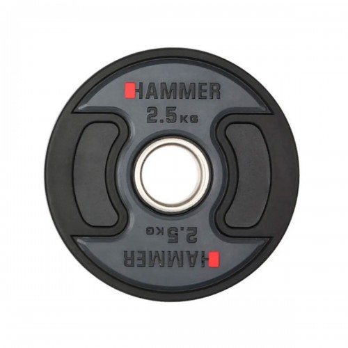 Gummiklädd internationell viktskiva Hammer 2,5 kg