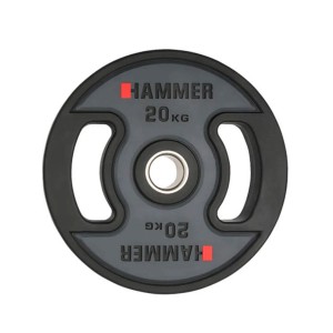  Gummiklädd internationell viktskiva Hammer 20,0 kg