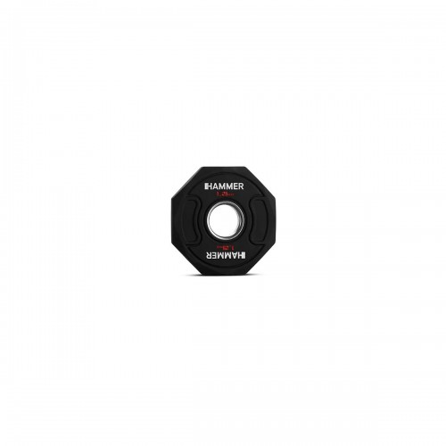 Gummiklädd internationell viktskiva Hammer Octagon 1,25 kg