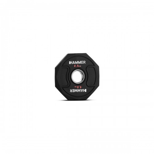 Gummiklädd internationell viktskiva Hammer Octagon 2,5 kg