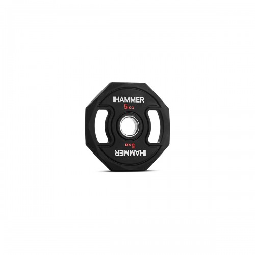 Gummiklädd internationell viktskiva Hammer Octagon 5,0 kg