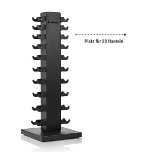 Hammer Stealth Hantelställ för 1-10 kg Hexagon Compact hantlar